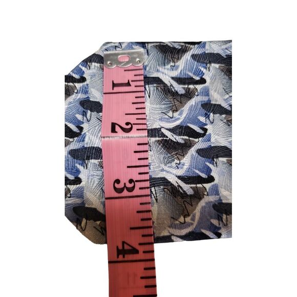 Vintage Jerry Garcia Blue Mountain Collection 100% Silk Necktie Abstract Tie - Picture 9 of 9